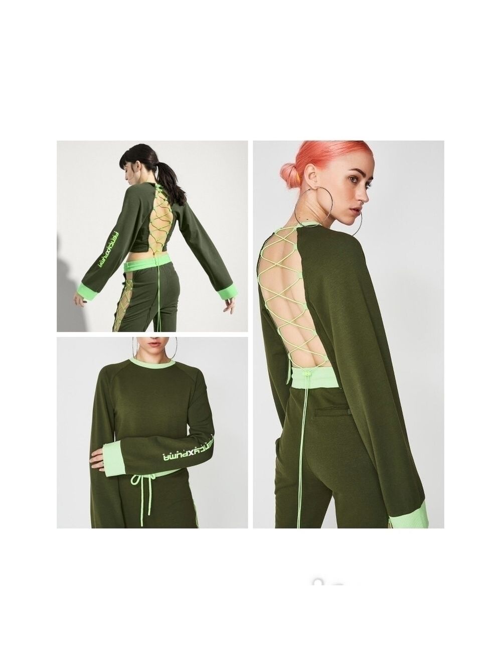 HP. Fenty Puma By Rhianna Laced Sweatshirt